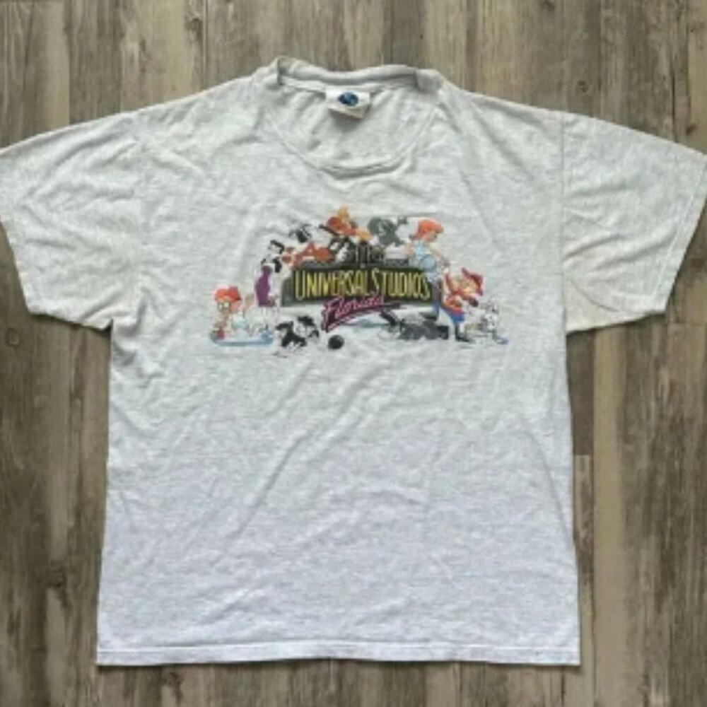 Vintage 90s Universal Studios Promo Tee T-Shirt Size Large
